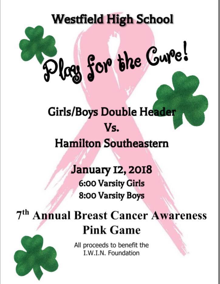 Please join the boys and girls basketball teams on January 12th for the 7th annual breast cancer awareness game. All breast cancer survivors are invited.