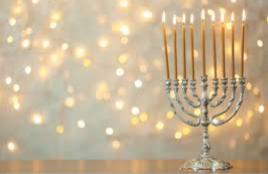 Happy Hanukkah Hanukkah is an eight day Jewish festival of light commemorating the rededication of the temple by Judas Maccabaeus in 165 BC.