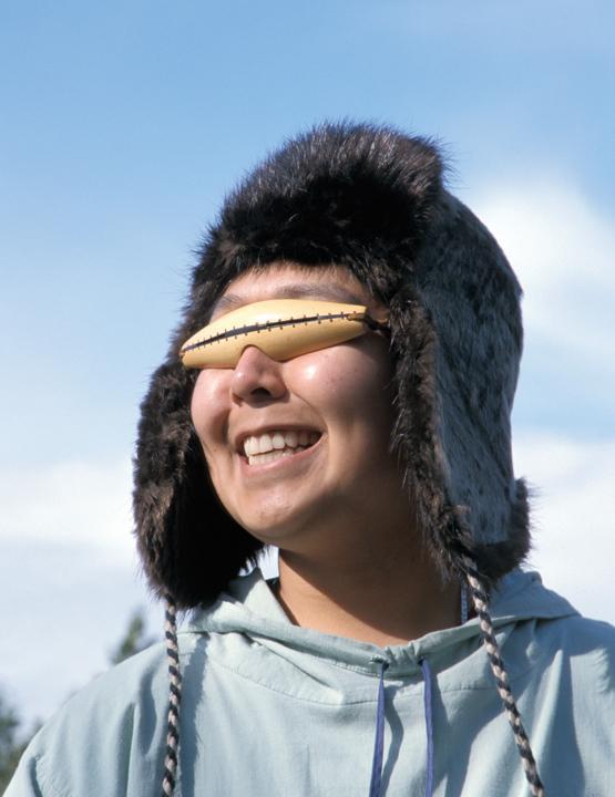 To keep warm, the Inuits dressed in animal skins and furs.