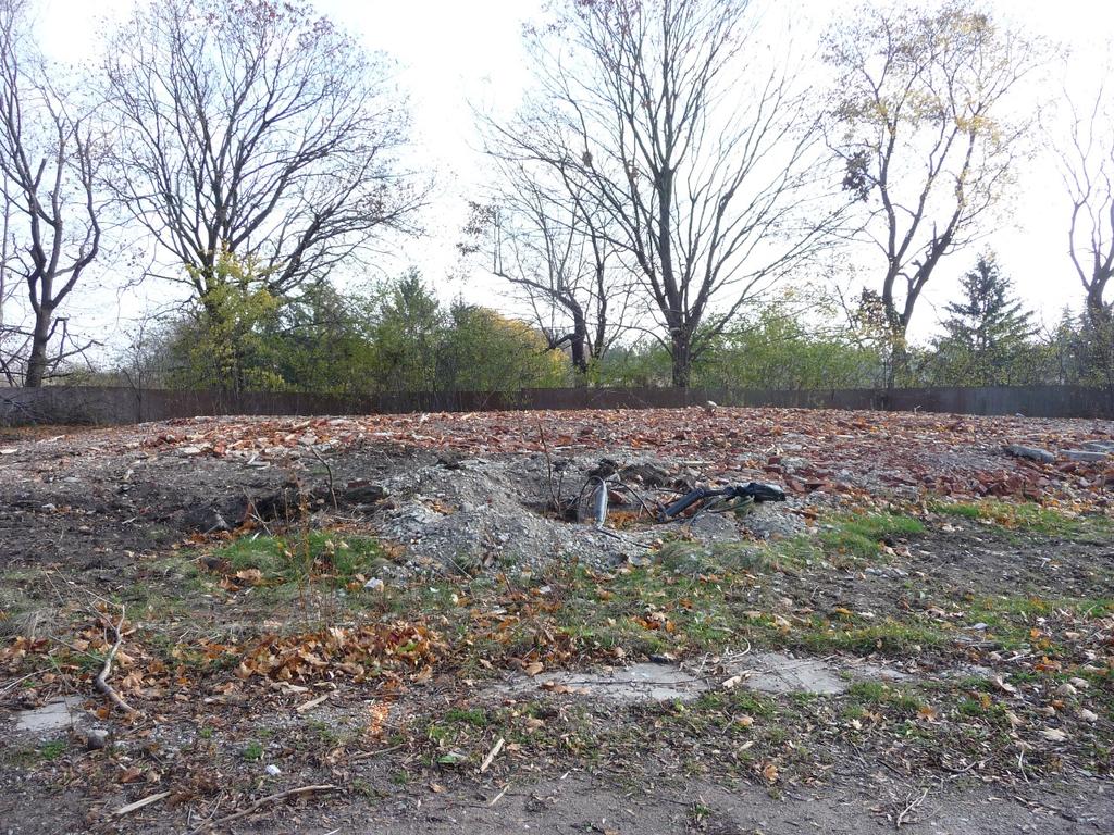 Figure 9: 1470 Bronte Road following removal of structures, November 2015 (Town of Oakville) 10.