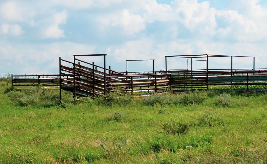 Improvements include a nice set of steel pipe and guardrail corrals and working pens with loading chute and ramp.