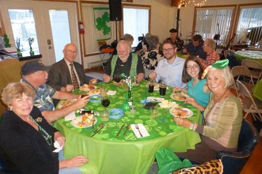 They are: Robin Doty, Scott Blymyer, Neil Hart and Sharon and Lonnie Nuss. This brings our current membership to 148!! Welcome to you all. ST PATTYS DAY We had a great time celebrating St Pat s Day.