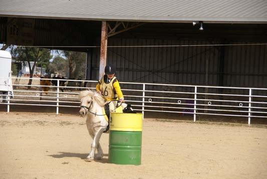 Bubbles in the pre-grade five independent rider class.