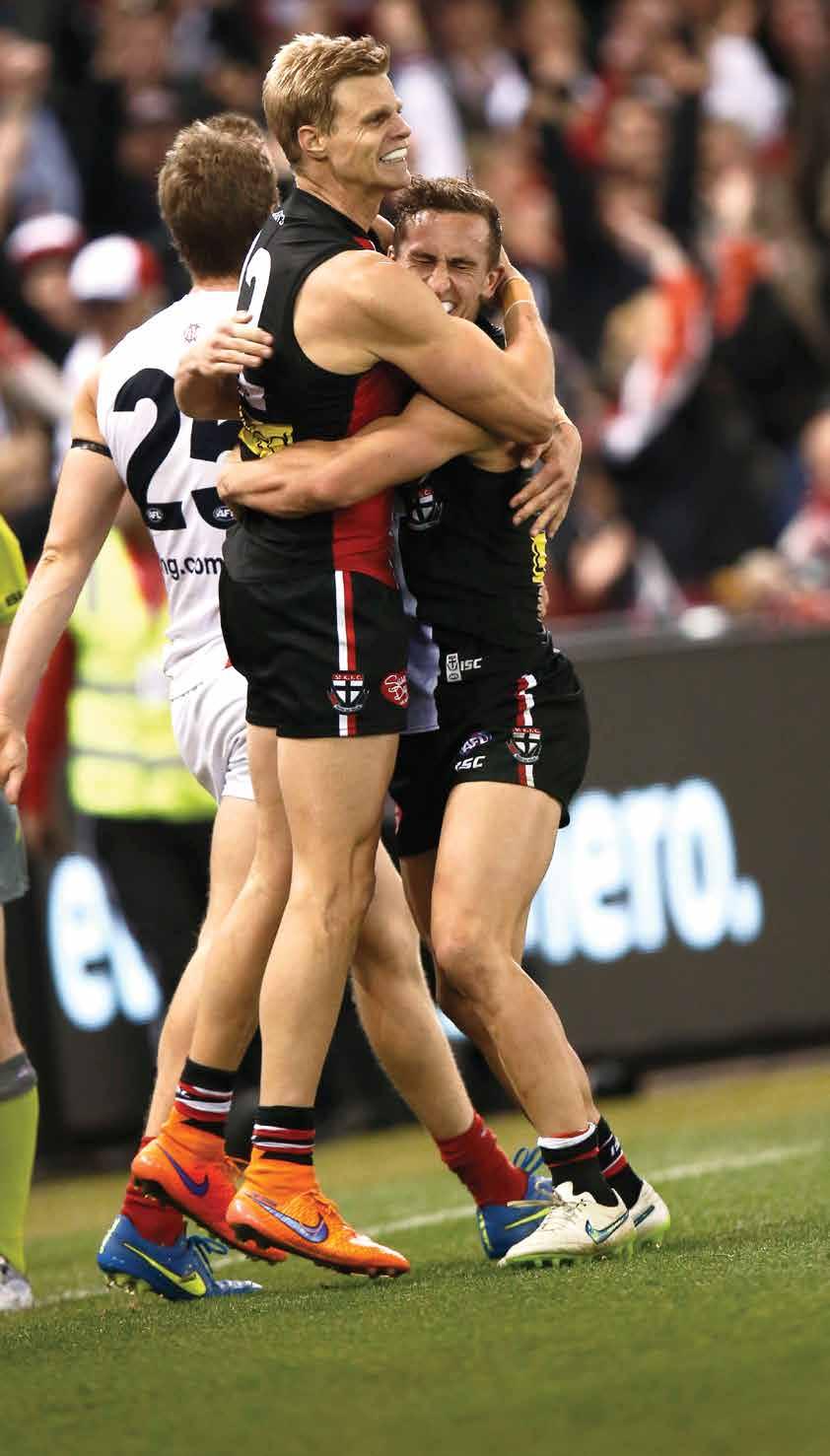 The first was the final game of the 2013 season in which Jack Steven and Leigh Montagna each had 47 possessions and the Saints won by 71 points as they farewelled the retiring Justin Koschitzke,
