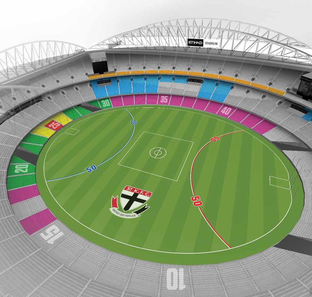 Browse our Membership Packages ETIHAD STADIUM SEATING MAP Level 1 Wing