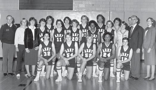 1983-84 SEASON Record: 25-3 Army Posts School Record 25 Wins Reached NCAA Division II Quarterfinals Ranked 5th Nationally NCAA East Regional Champions Captured R.T.