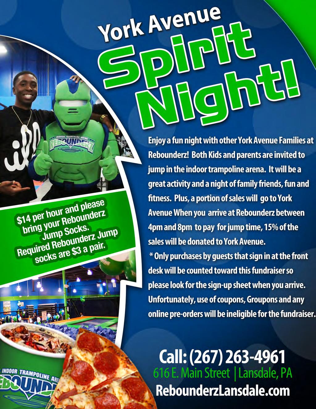 $15 per hour and please bring your Rebounderz Jump Socks. Required Rebounderz Jump Socks are $2 a pair Enjoy a fun night with other MMR Vikings Cheerleading families at Rebounderz!