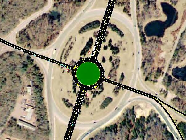 2006 Transportation Safety Report Fall 2006 [Otis-3] Reconfigure rotary: redesign as modern roundabout This alternative would include the signage and striping principles described in alternative