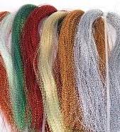 50 Fine stranded flash material great in wings Flashabou Accent Great for flies that require a scale body profile Mylar Piping