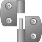 Many more variations are possible if hinges with guide tabs are