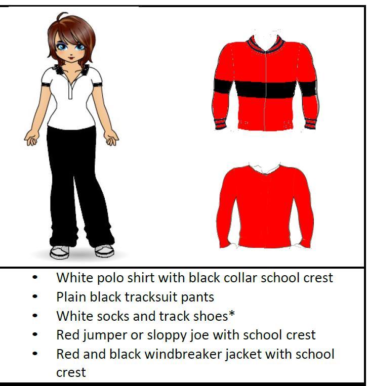 Girls Winter Sports Uniform Boys No Hoodies are permitted NEWSLETTER DISTRIBUTION