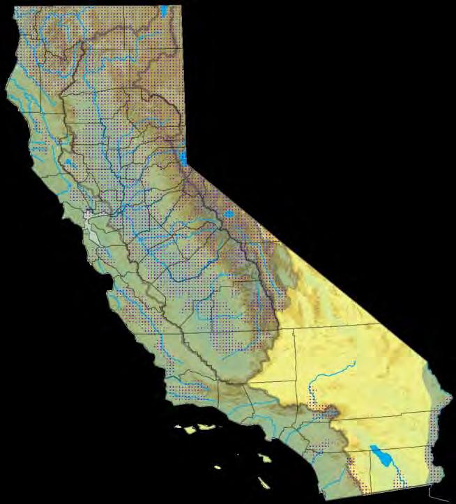 Current and Historic Beaver Distribution in California
