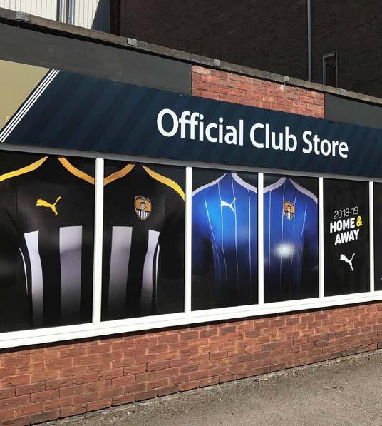 THE CLUB SHOP The club shop hosts a wide range of clothing, books, homewares, souvenirs and pocket money items, and is situated on Meadow Lane directly next to the matchday ticket office windows.