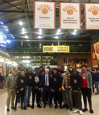 The Cats had an opportunity to see Coach Keefer get recognized by the Indiana Pacers on Thursday before the BD game.