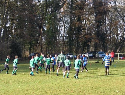 The second game turned out to be more one-sided with a balance of our bigger players in it overwhelming St Albans in the ruck, which was great to see discipline and speed again in this area, plus