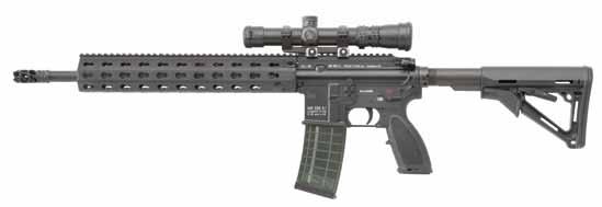 Like the HK416, a piston driven operating system is the key to the reliability of the MR556A1.