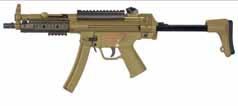 While comparable in performance to full-size MP5s, the size and weight of the MP5K-PDW make this weapon the ideal choice where a rifle or full-sized submachine gun is unmanageable and a handgun is a