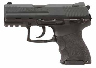 p30sk (SUBCOMPACT) 9 m m x 19 /Civilian pistols 3.27 inch (83 mm) cold hammer-forged barrel P30SK models have multiple safety features, including a firing pin block, disconnector, and drop safety.
