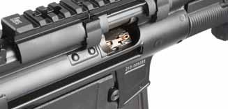 The sling is easily installed by snapping it onto the sling swivel hardware located on the rear of the receiver. Using the sling makes firing the SP5K more stable and reduces fatigue.