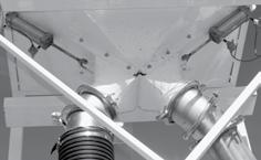 Level Sensors: The top and bottom hoppers are equipped with level sensors.