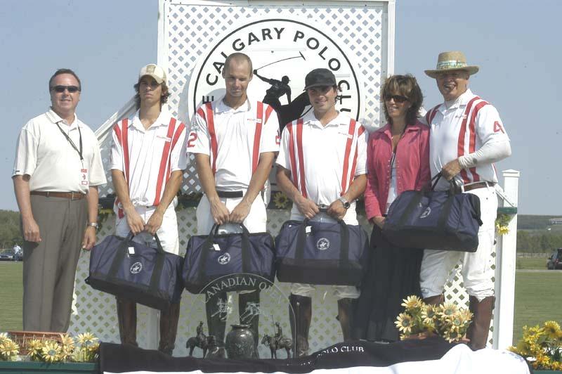 CANADIAN OPEN REMATCH Yes, it was Millarville vs Zenas for a second year in a row competing for the Canadian Open Championship title and the Omega watches at the Calgary Polo Club.