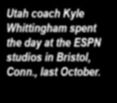 Kirk Herbstreit, Lee Corso and Mike Tirico were in the booth for Utah s home