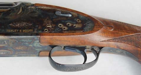 The results are that Australian shooters now have access to a fine English traditional over-and-under sidelock gun with color case-hardening, such as the 3000 Sporter model under review, at a