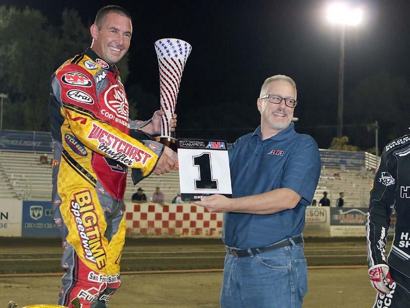 IN THE WIND JANNIRO WINS EIGHTH AMA SPEEDWAY TITLE Billy Janniro captured his eighth AMA National Championship during the final round of the AMA Speedway National Championship Series at Fast Fridays