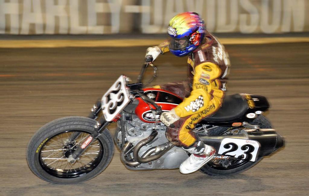 ROUND 17 / SEPTEMBER 23, 2017 TEXAS MOTOR SPEEDWAY / FORT WORTH, TEXAS FLAT TRACK 2017 AMERICAN FLAT TRACK CHAMPIONSHIP P66 Carver teamed up with Goodwin Racing for the first time in AFT Twins