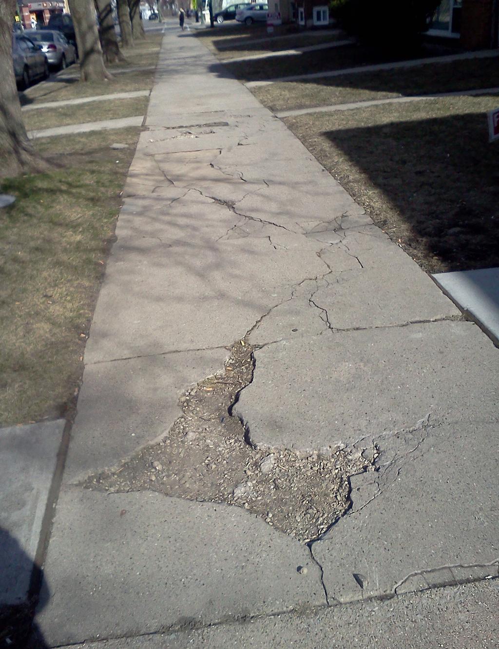 However, due to the expense of curb replacement, very few have been replaced in recent years.