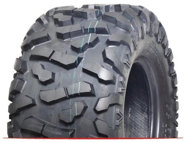 VRM 189 GRIZZLY The Grizzly s versatile tread means great traction on hard conditions, with performance capability on mud, snow and sand as well.