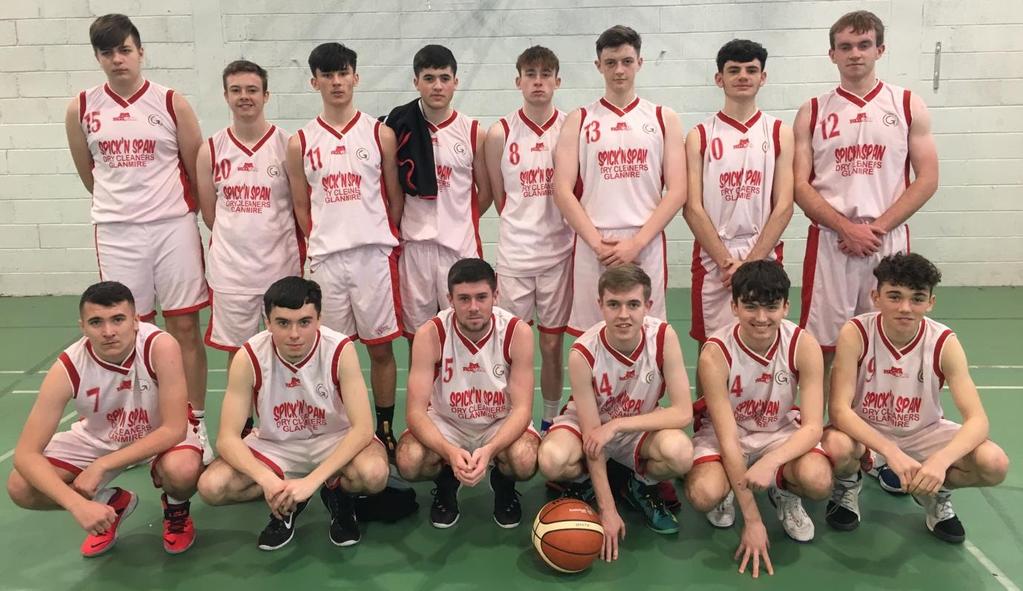 GCC U19 boys basketball team have also qualified for the semi final of the Cork League after beating Crosshaven in the quarter final on Monday19th November.
