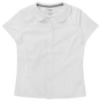 GIRLS S/S Modern Peter Pan Blouse L/S Modern Peter Pan Blouse Try this classic look! French Toast has updated their short sleeve blouse, with a modern Peter Pan Collar!