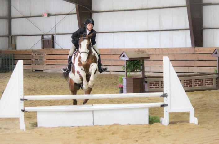 It was an exciting show, because Lauren and Max were tackling the jumper ring for the first time.