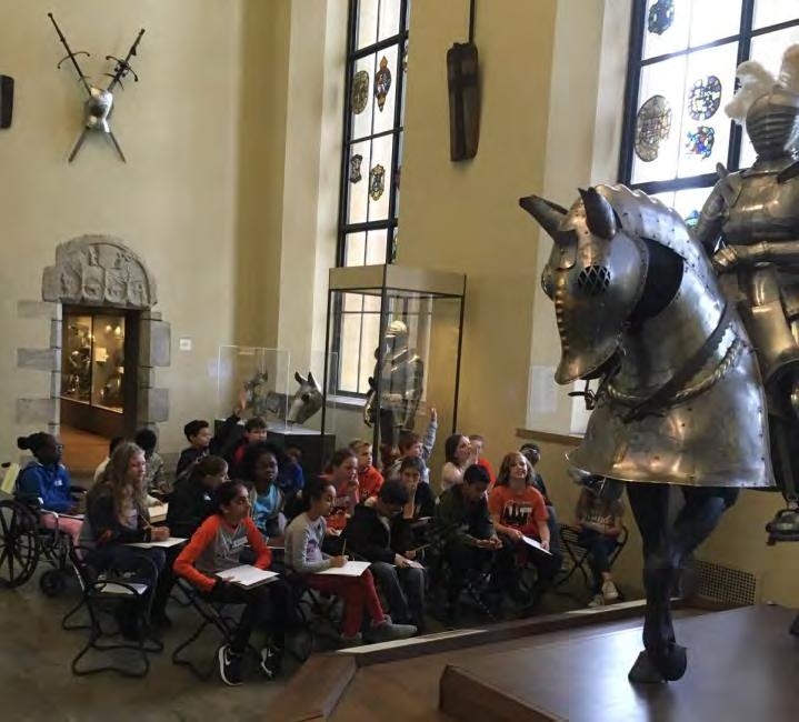 FIFTH GRADERS TOUR THE WORLD AND NEVER LEAVE PHILADELPHIA students to so many amazing treasures located right in our own backyard.