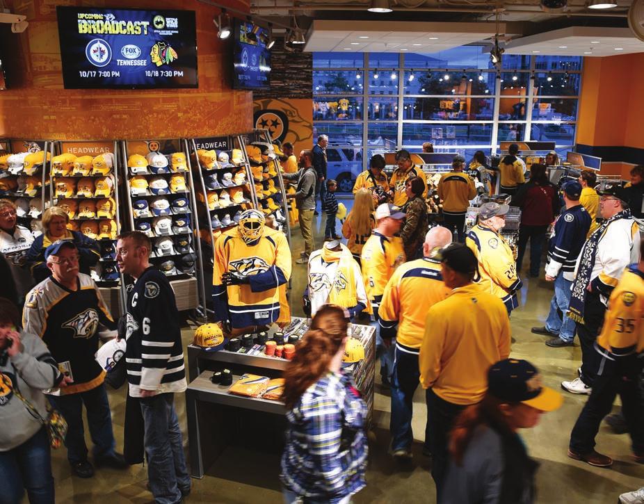The new Team Store was just one of countless renovations that have been ongoing at Bridgestone Arena. On Jan.