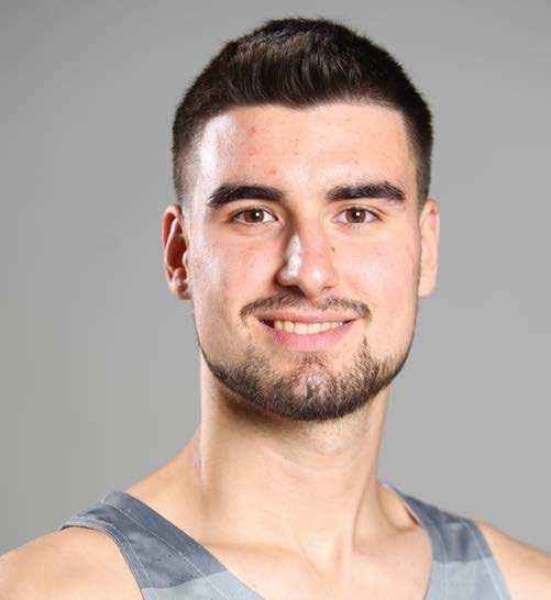 #14 DUSAN RISTIC JUNIOR» CENTER» 7-0» 245 NOVI SAD, SERBIA (SUNRISE CHRISTIAN) Career-high 20 points 25 minutes versus UNLV (12-19-15) with 16 in the irst half Recorded irst two career games of 10+