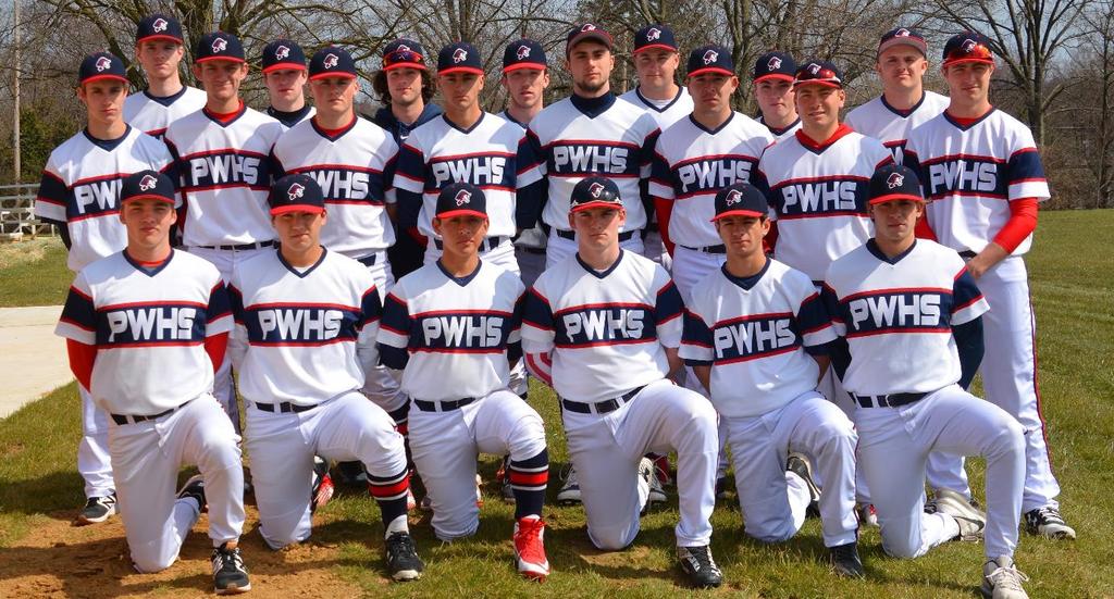 COLONIALS BASEBALL 2018 VARSITY TEAM FROM LEFT TO RIGHT FIRST