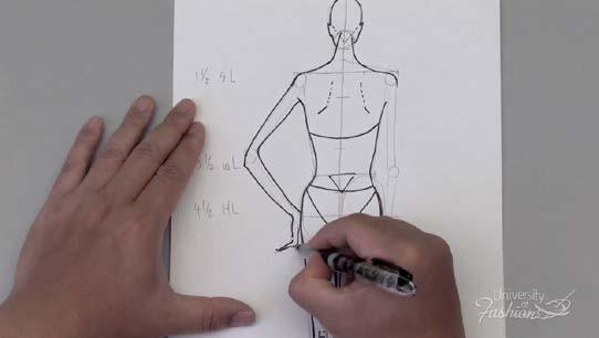 Module 6 Back Body Development Step 11B Continue to draw the