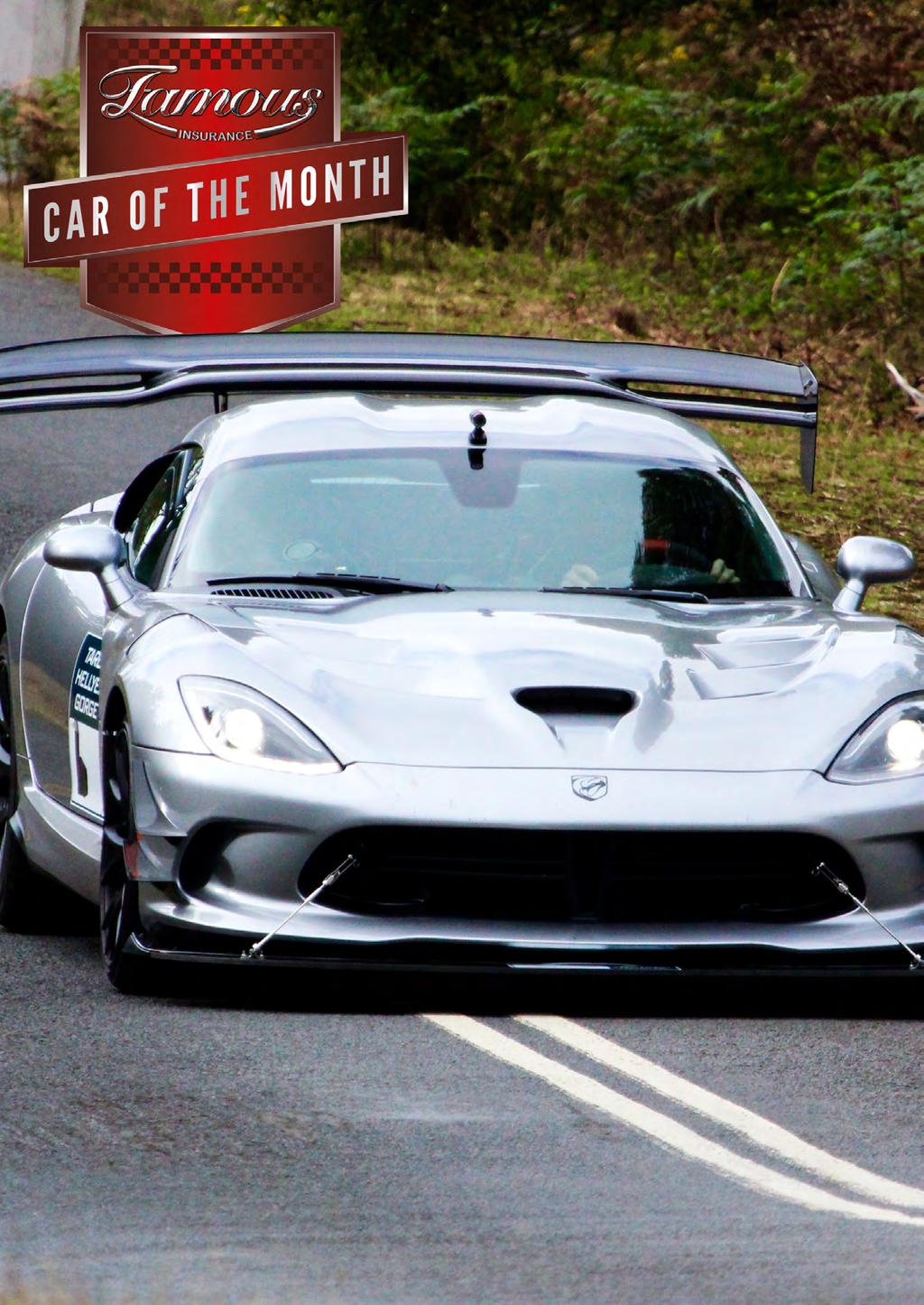 DODGE VIPER Taking the fairness away from your next track day - caranddriver.com Spotted at: Targa Hellyer Gorge, Tasmania Year: 2016 Engine: 8.