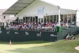 Entertain Your Clients 18 TH GREEN SKYBOX Premium VIP Experience Climate controlled area with sofas, televisions and wifi Catered lunch, afternoon