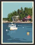 Lake Maine 12 x 36 PRINT -