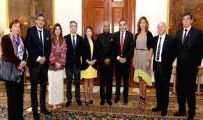 Chilean parliamentary delegation calls on the President A parliamentary delegation led by Fidel Espinoza, Chamber of Deputies of the Republic of Chile met today (6 February 2018) President Rama Nath
