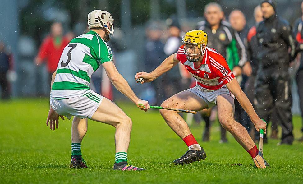 Premier Intermediate Hurling Championship Semi-Final Replay On sat evening last in Pairc Ui Rinn our Intermediate Hurlers renewed acquaintances with neighbours Courcey Rovers.