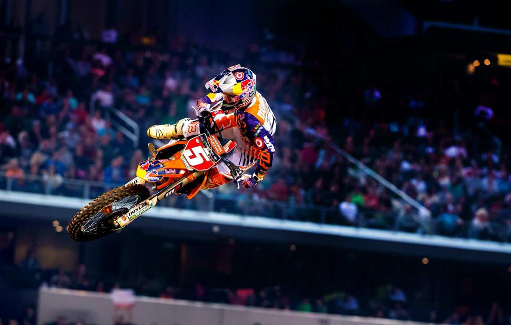 DUNLOP NOW HAS 136 CHAMPIONSHIPS IN AMA PRO SUPERCROSS AND MOTOCROSS, MORE THAN ALL THE OTHER TIRE COMPANIES COMBINED RYANDUNGEY Hard to believe, but KTM s Ryan