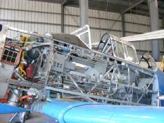 The Making of the Bluebird contd. Believe it or not, this is what #N6411D Bluebird looked like when she arrived at our ramp in 2003!