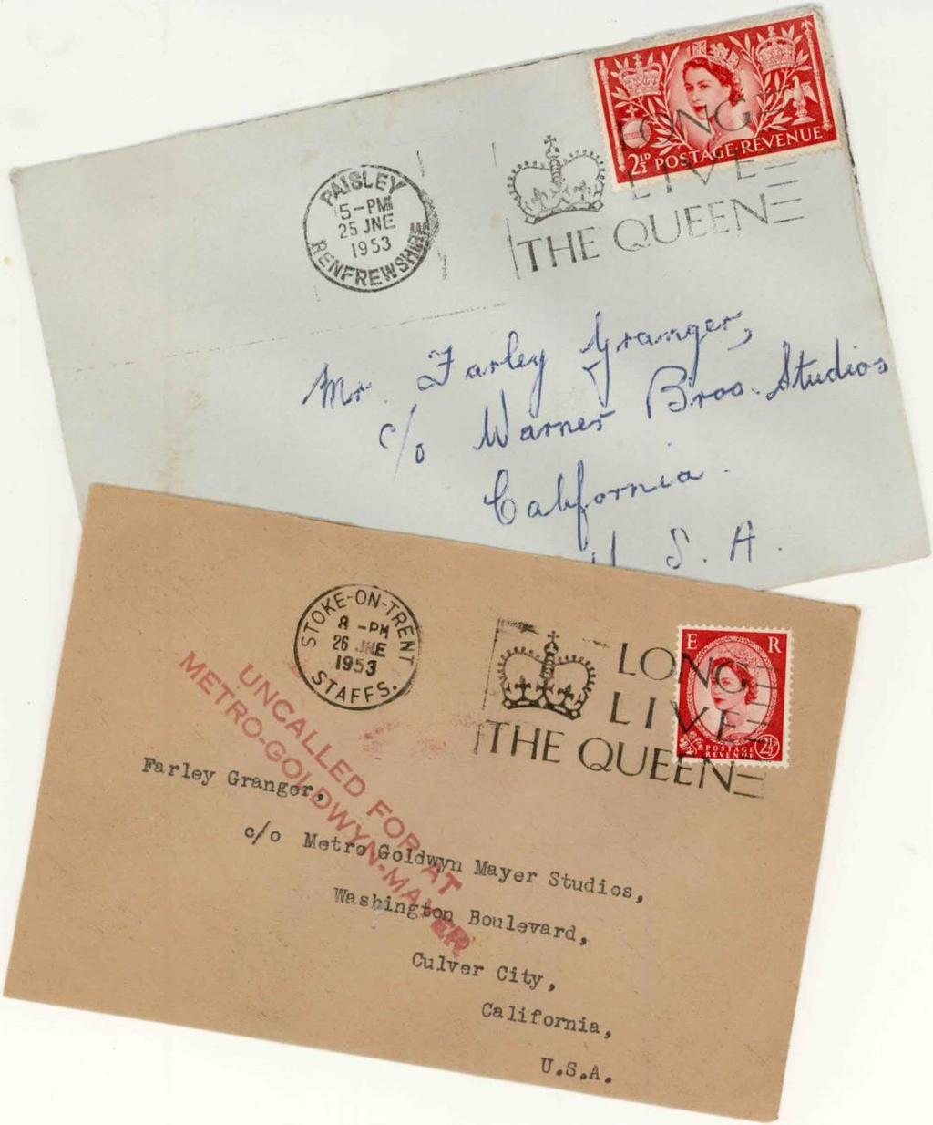 But let s break for a minute to look at the addressee on these covers Two young girls (probably), one from Scotland, did