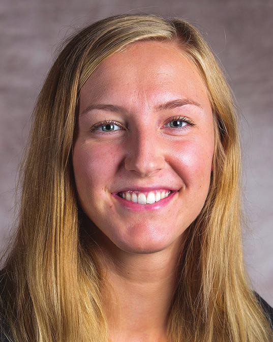 9 / CECILIA HALL 2015 (SENIOR) CAREER HONORS SR / MB / 6-3 / LINKOPING, SWEDEN Named a CoSIDA Academic All-District selection Posted a season-high 11 blocks against Minnesota on Oct.