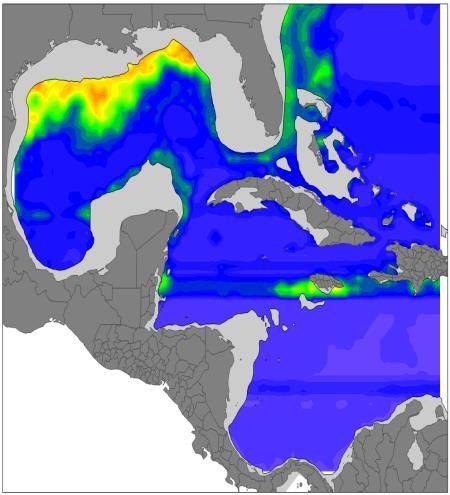et al. 2015 Probability of occurrence May 2012 Bluefin tuna larval cruise, photo by K.