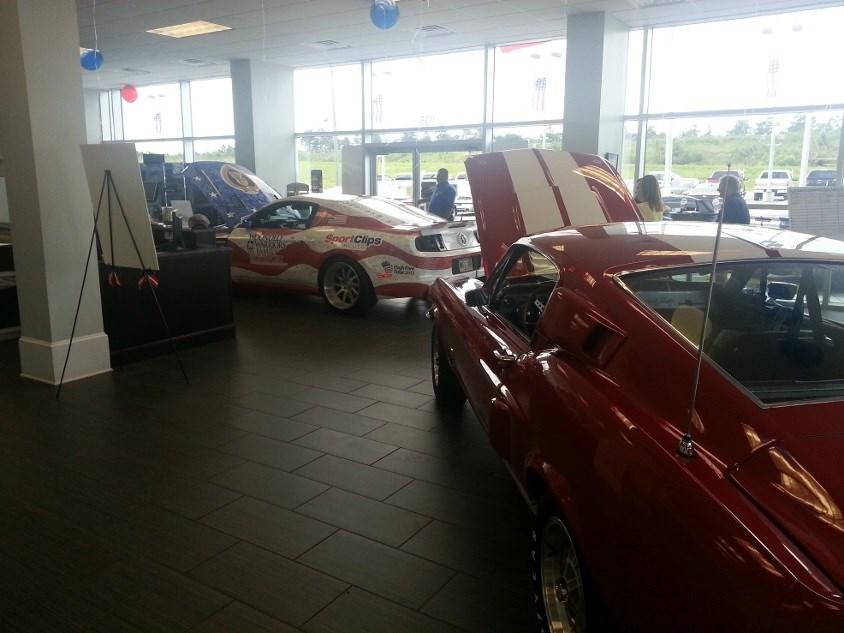 While stopped in Jacksonville, Allen was asked to bring his 68 Shelby GT500 to share the